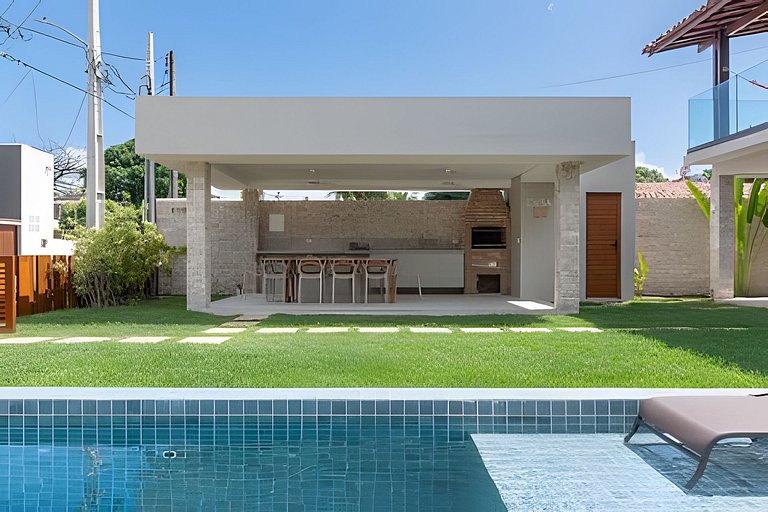 Casa Lú | 5 Suítes | 80m da Praia | Até 18 pessoas