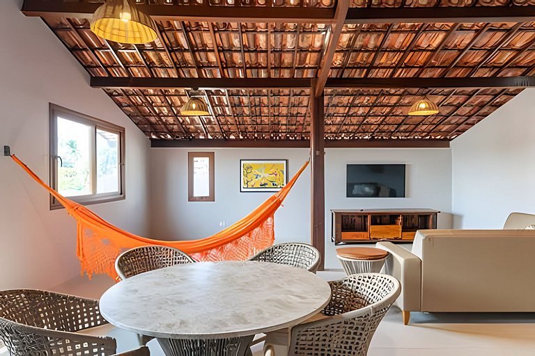 Casa Lú | 5 Suítes | 80m da Praia | Até 18 pessoas