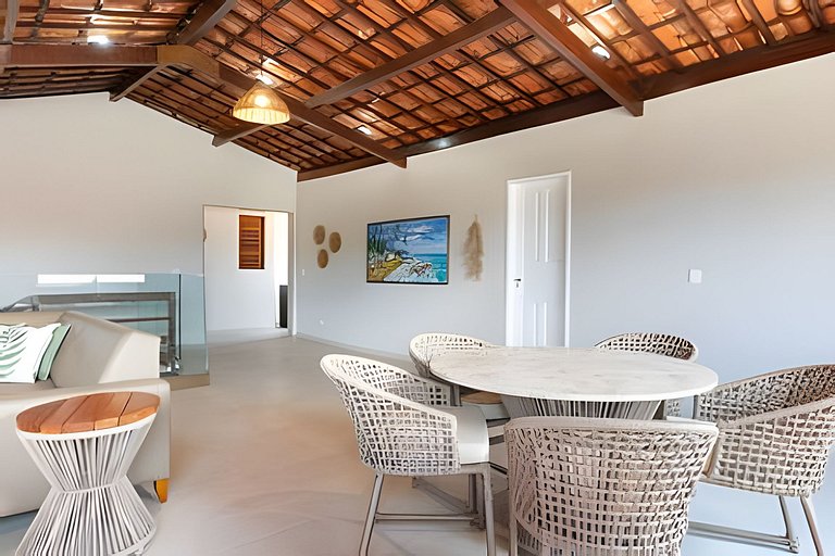 Casa Lú | 5 Suítes | 80m da Praia | Até 18 pessoas