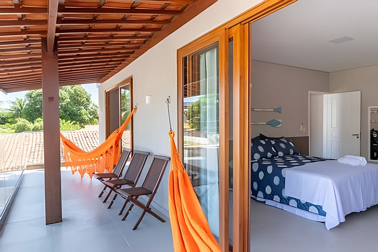 Casa Lú | 5 Suítes | 80m da Praia | Até 18 pessoas