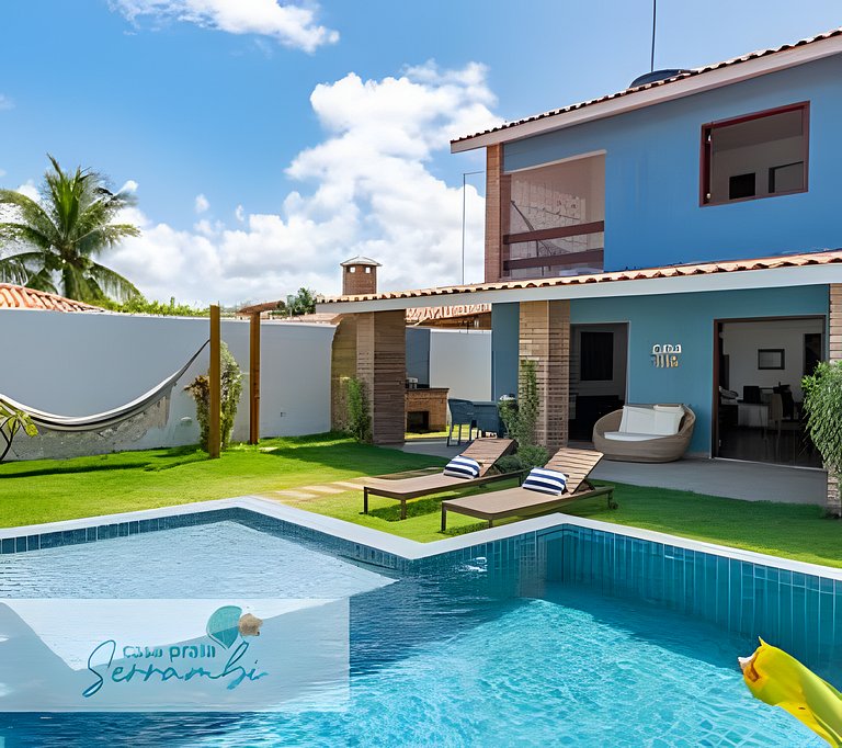 Casa Bia | Piscina | 50m da Praia | Até 12 pessoas