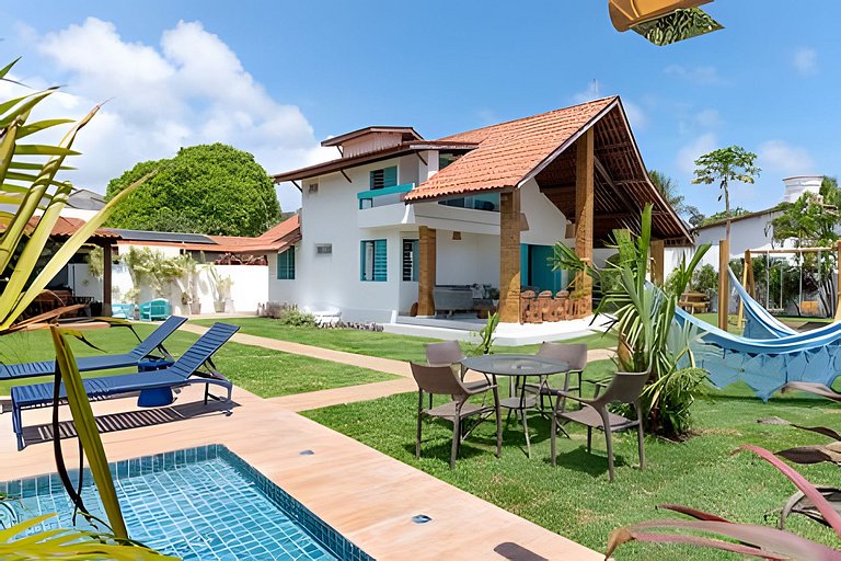 Casa Malu | 5 Quartos | 100m da Praia