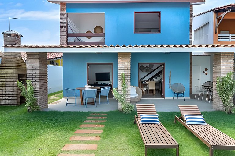 Casa Bia | Piscina | 50m da Praia | Até 12 pessoas