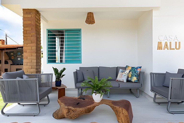 Casa Malu | 5 Quartos | 100m da Praia