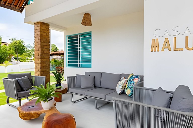 Casa Malu | 5 Quartos | 100m da Praia