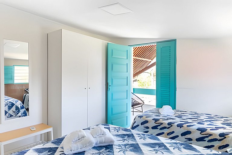 Casa Malu | 5 Quartos | 100m da Praia